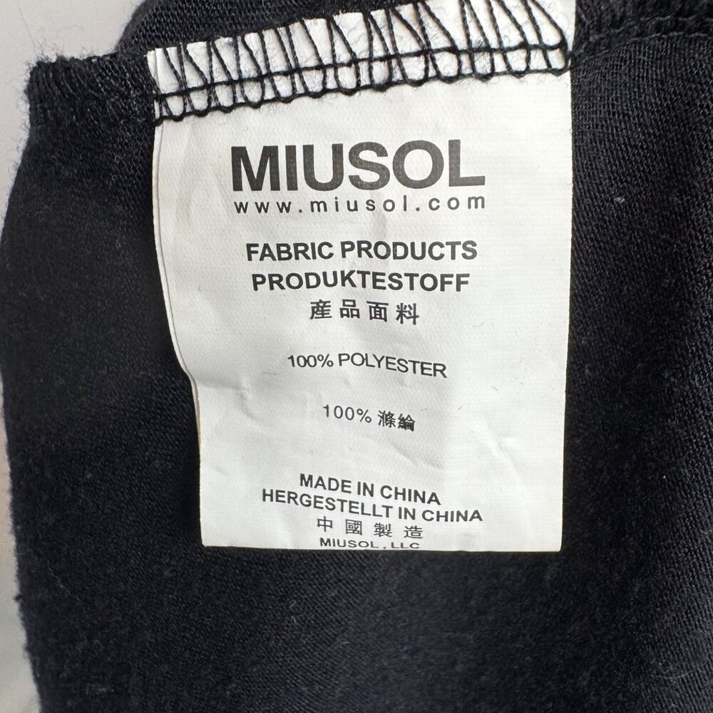 Miusol Whimsigoth Goth Dark Fairy Black Lace Maxi Dress Sz Sm - Picture 11 of 13